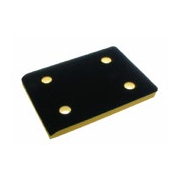 3 x 4 Inch 4 Hole Back Up Pads by AirVantage