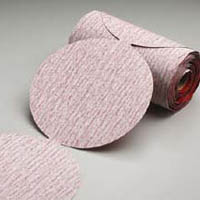 5 Inch Premier Red PSA Disc Roll Grits 80 - 800 by Carborundum Abrasives