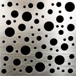 PSC Pro Stainless Steel Drain Grate Cover - Bubbles Design