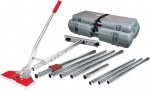 Roberts 10-254V Value Kit Power-Lok Carpet Stretcher with 17 Locking Positions and 18-inch Tail Block with Wheels