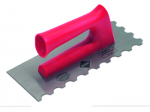Rubi Finishing Trowels and Jagged Trowels with Open Plastic Handle