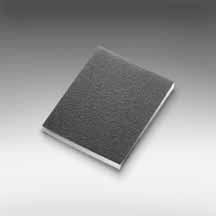 Foam Abrasive Standard 2 Sided Pad 1 2 Inch Thick Blue Fired AO by Sia