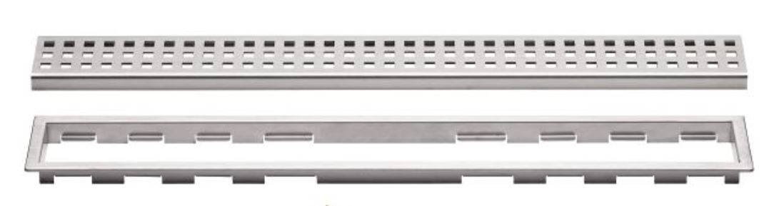KERDI LINE Grate Assembly ONLY - Type B Perforated Grate by Schluter Systems