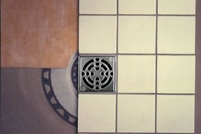 Kerdi Shower Drain Kit - 4 Inch Grate by Schluter Systems