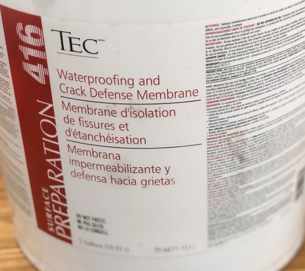 316 Waterproofing and Crack Defense Membrane 5 Gallon by Tec