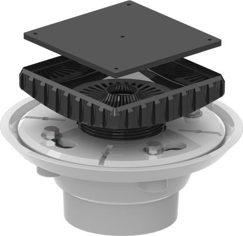 2 Inch PVC Shower Drain E4024